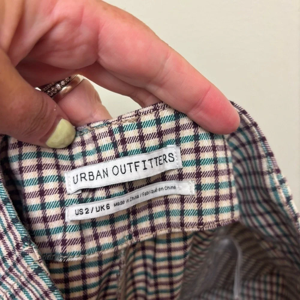 Urban Outfitters Plaid Gingham Balloon Pants